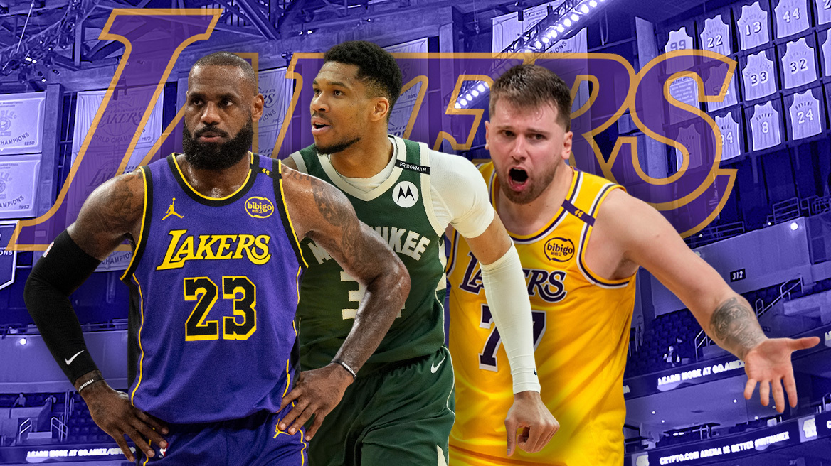Το σενάριο που βάζει φωτιά στο ΝΒΑ: Μετά το φιάσκο στα πλέι οφ, οι Λέικερς ονειρεύονται τριάδα Λεμπρόν, Ντόντσιτς και Αντετοκούνμπο