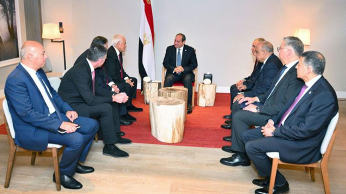 Συνάντηση του Προέδρου El-Sisi με τον Πρόεδρο του Ομίλου Κοπελούζου