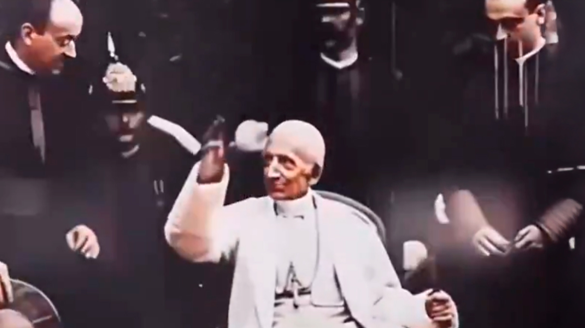 Βατικανό: Ο προηγούμενος Πάπας Λέων σε σπάνιο βίντεο από το 1896