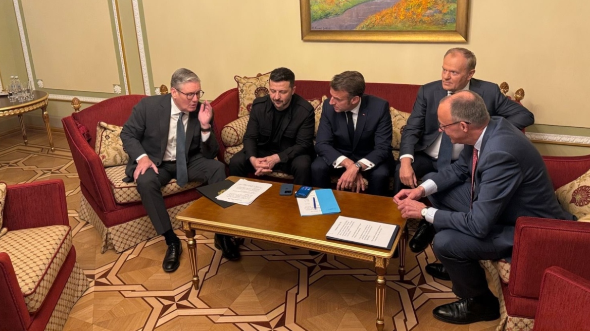 Γύρω από ένα τραπεζάκι η τηλεδιάσκεψη Ζελένσκι και Ευρωπαίων ηγετών με τον Ντόναλντ Τραμπ για την Ουκρανία - Συζήτησαν για εκεχειρία 30 ημερών από Δευτέρα