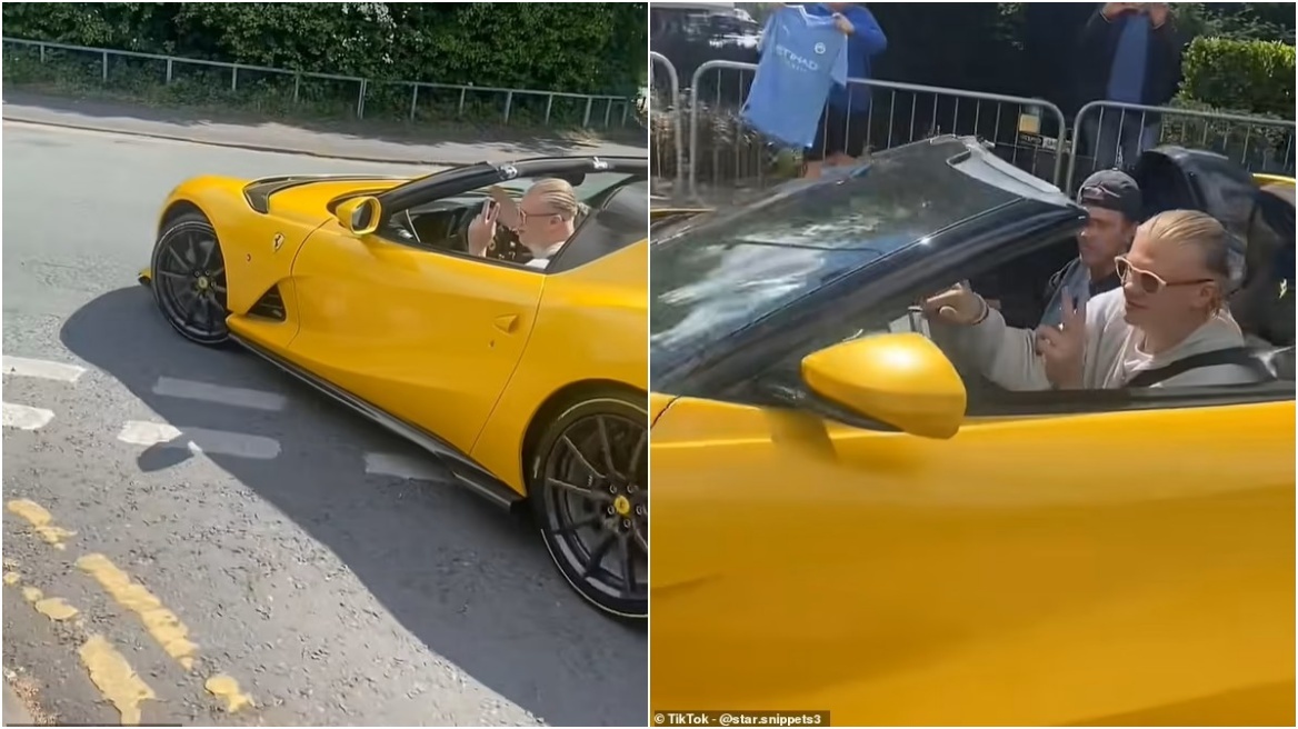 Μάντσεστερ Σίτι: Ο Χάαλαντ «τρέχει» με νέα Ferrari - Η πολυτελής συλλογή αυτοκινήτων του Νορβηγού σταρ μεγαλώνει
