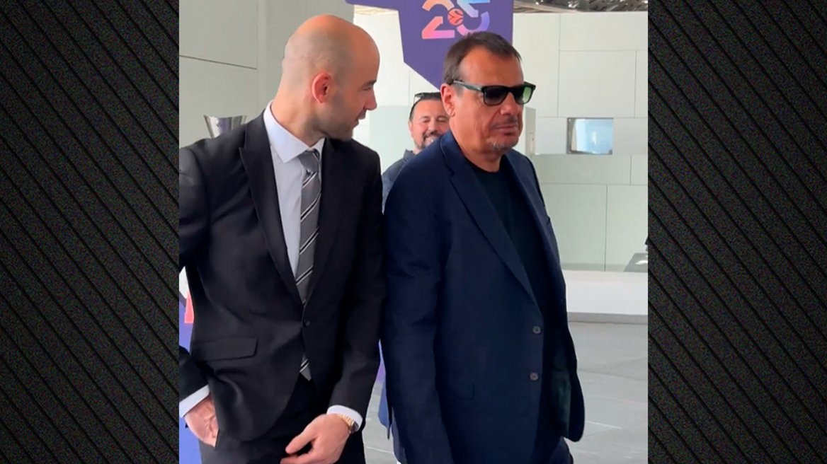 Final 4 Euroleague: Το «πηγαδάκι» Σπανούλη - Αταμάν πριν τη συνέντευξη τύπου στο Άμπου Ντάμπι