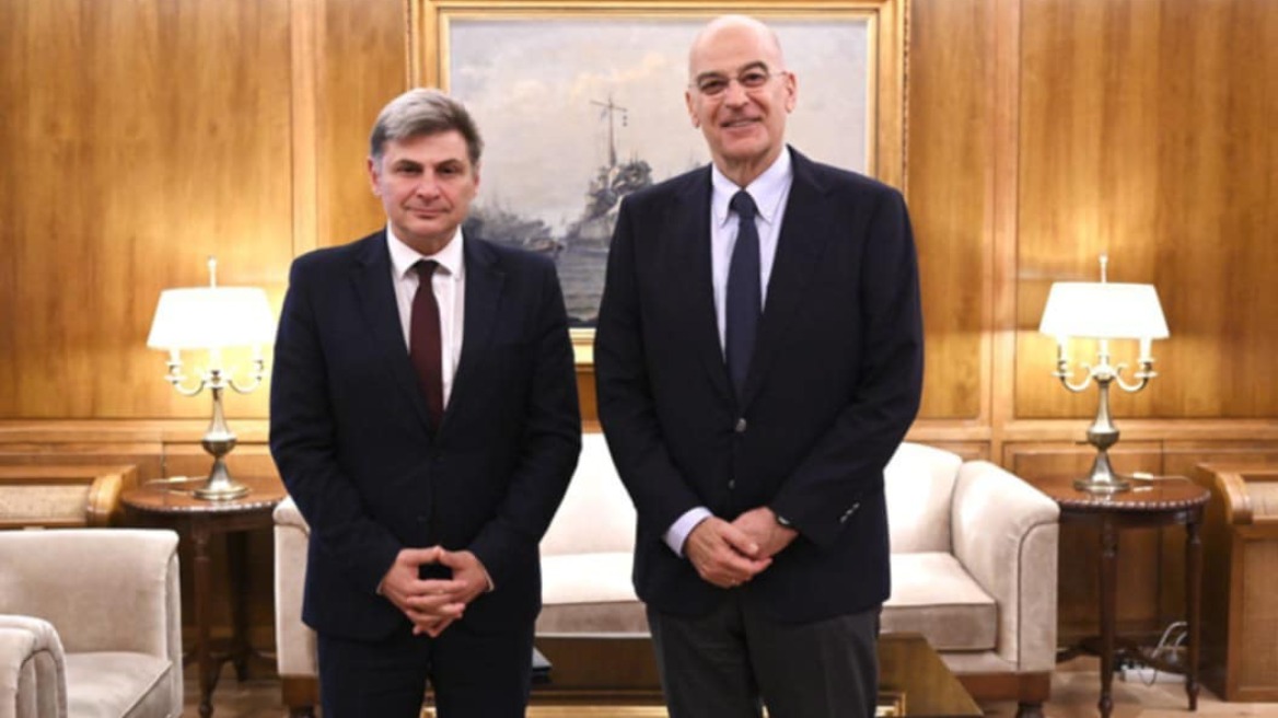 Συνάντηση Δένδια - Φαραντούρη για την ευρωπαϊκή ασφάλεια και τη στρατηγική RearmEU