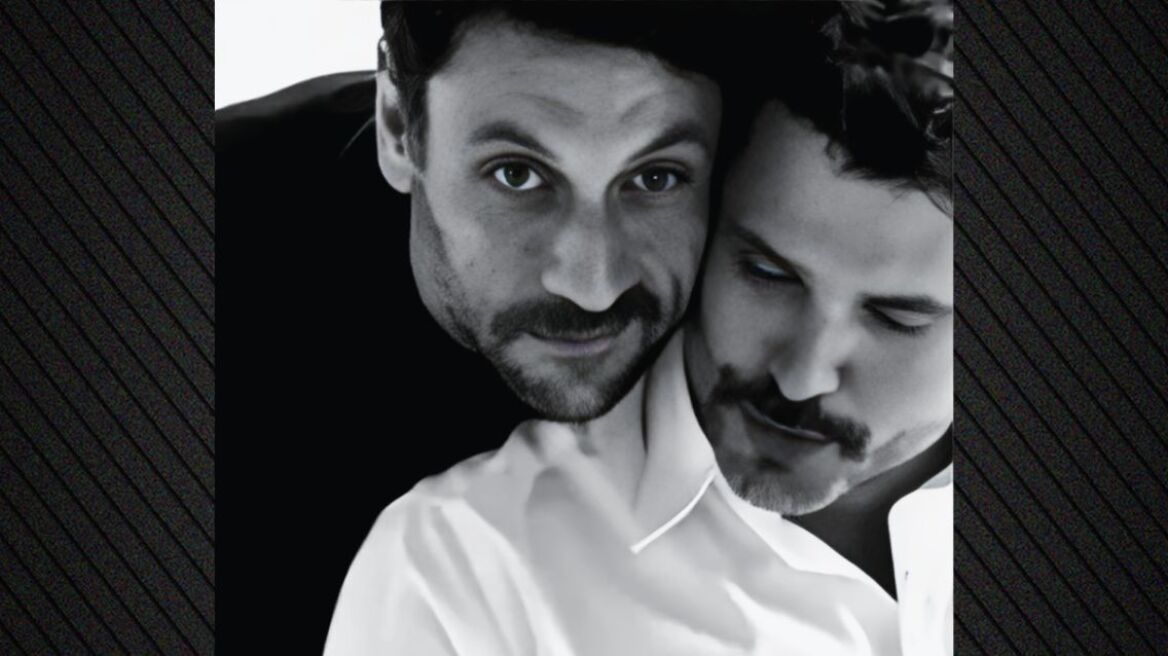 Γιώργος Χρυσοστόμου και Μιχάλης Λεβεντογιάννης συναντήθηκαν στα backstage φωτογράφισης - Δείτε βίντεο