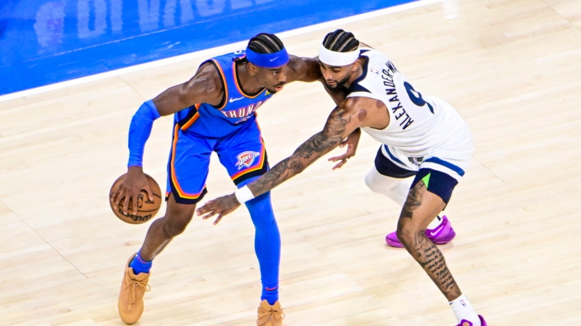 NBA: Οι Θάντερ έκαναν το 2-0 στη σειρά με τους Τίμπεργουλβς και ο Γκίλτζιους-Αλεξάντερ έλαμψε ξανά