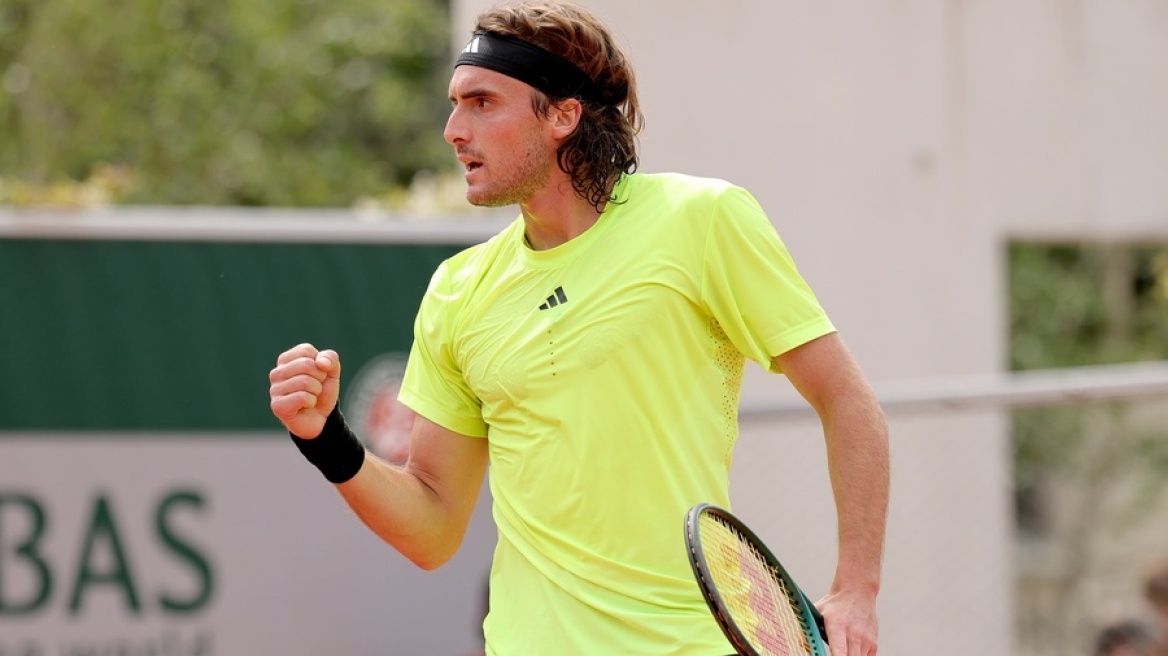 Roland Garros: Με «καθαρή» νίκη στον 2ο γύρο ο Τσιτσιπάς, 3-0 τον Ετσεβερί
