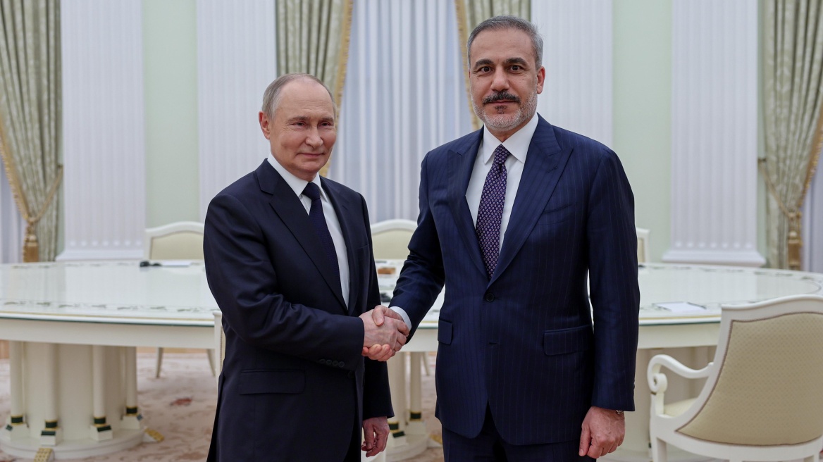 Συνάντηση Χακάν Φιντάν με τον Βλαντίμιρ Πούτιν στη Μόσχα 