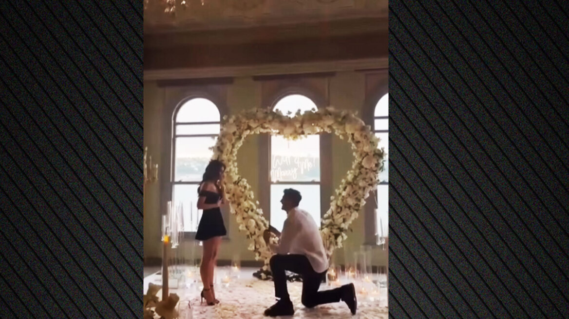 Ρομαντική πρόταση γάμου από τον πρώην ποδοσφαιριστή του Παναθηναϊκού - Το παίρνει το κορίτσι ο Ακαϊντίν - Βίντεο