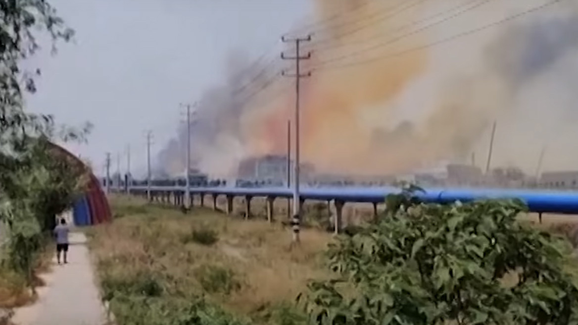 Πέντε νεκροί και 19 τραυματίες από την ισχυρή έκρηξη σε εργοστάσιο χημικών στην Κίνα - Έγινε αισθητή σε ακτίνα χιλιομέτρων