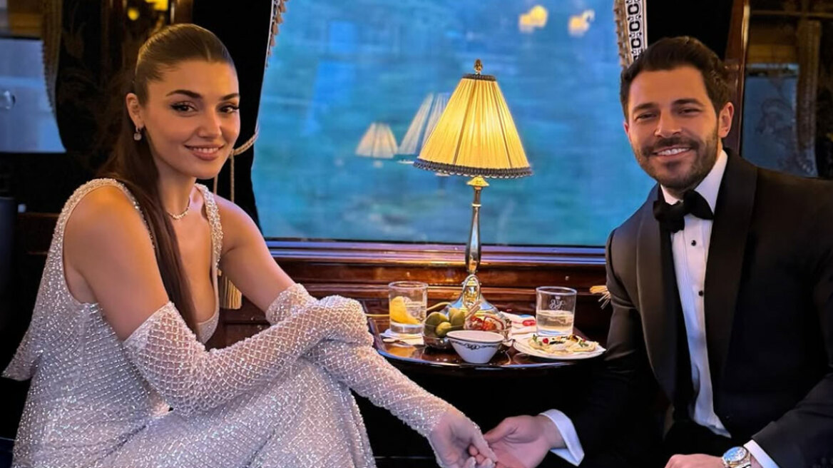 Ταξίδι πολυτελείας με το Orient Express για την ηθοποιό Χαντέ Ερτσέλ 
