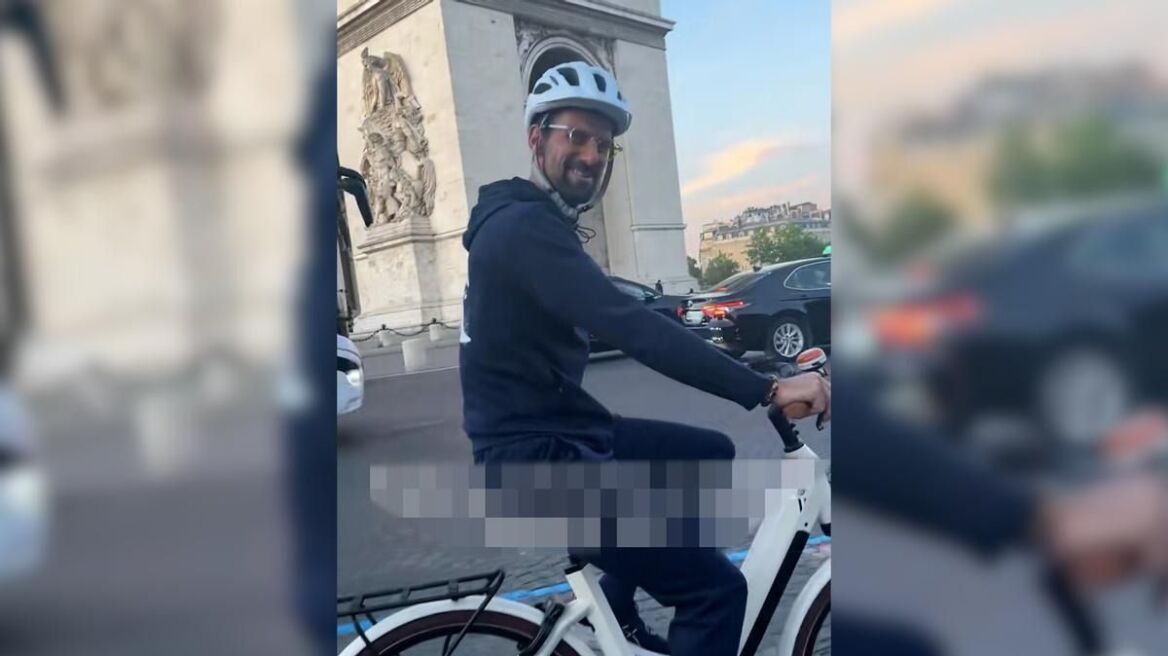 Ο Νόβακ Τζόκοβιτς κάνει ποδηλατάδα στο Παρίσι και ζει μια τρυφερή στιγμή με θαυμάστρια: «Σ’ αγαπώ!»
