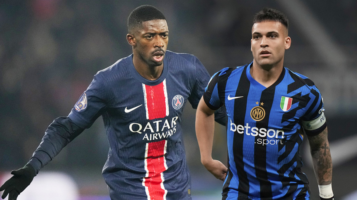 Champions League: Ο «ταύρος» της Ίντερ κόντρα στον «μάγο» της Παρί - Μονομαχία Μαρτίνεζ με Ντεμπελέ για την κούπα και τη Χρυσή Μπάλα 