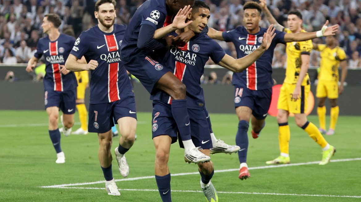Champions League: Το γκολ του Χακίμι που έδωσε προβάδισμα στην Παρί - Δείτε βίντεο