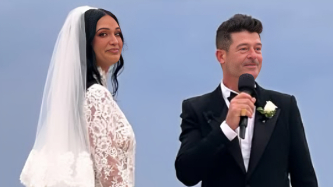 Ο Ρόμπιν Θικ παντρεύτηκε με τη σύντροφό του έπειτα από έξι χρόνια αρραβώνα
