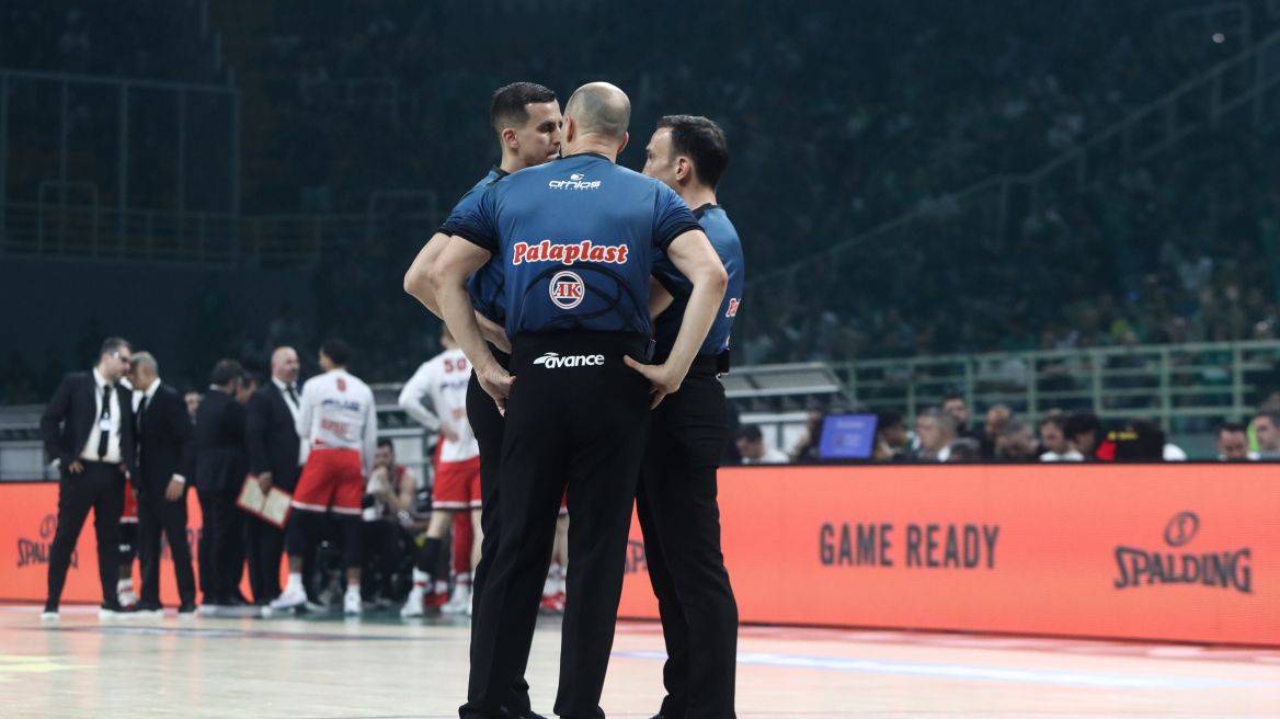 Ολυμπιακός-Παναθηναϊκός: Οι διαιτητές του 2ου τελικού στο ΣΕΦ 