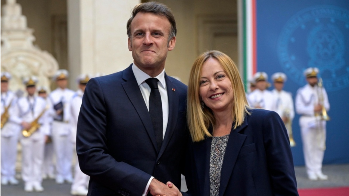 Συνάντηση Μελόνι-Mακρόν στην Ρώμη: Συντονίζουμε τις προσπάθειες ευρωπαϊκής κινητοποίησης και δράσης  