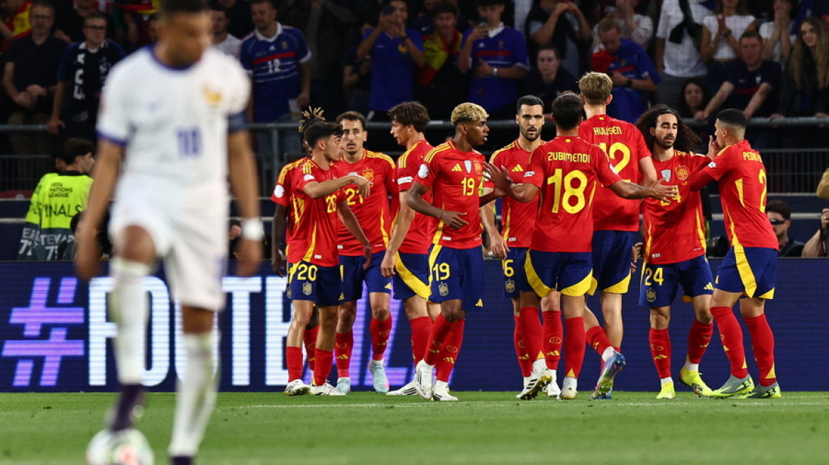 Υπερθέαμα στη Στουτγάρδη - H Ισπανία προηγήθηκε 4-0 και κέρδισε 5-4 την Γαλλία - Με Πορτογαλία στον τελικό του Nations League 