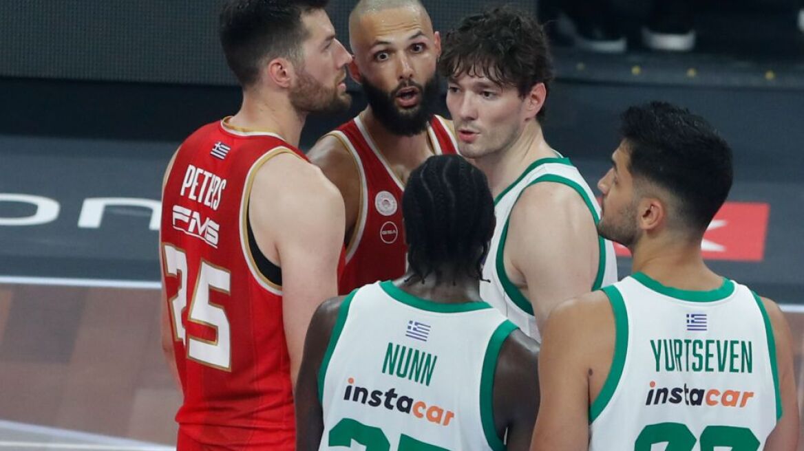 Παναθηναϊκός-Ολυμπιακός: Ένταση μετά από αντιαθλητικό φάουλ του Ναν στον Φουρνιέ - Δείτε βίντεο