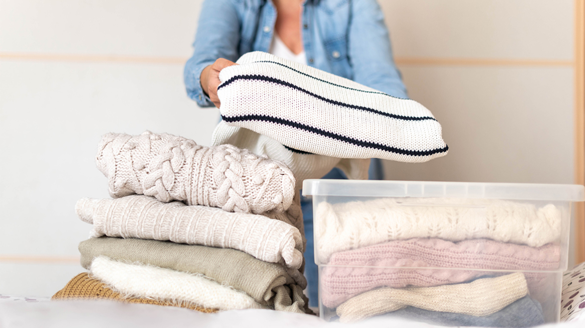 5+1 tips για να αποθηκεύσουμε σωστά τα χειμερινά μας ρούχα