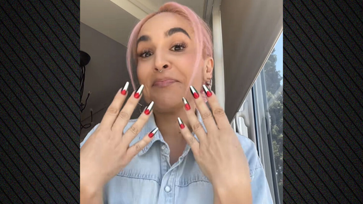 Η Γιάννα Τερζή χορεύει στο TikTok με... μανικιούρ την παλαιστινιακή σημαία - Πλήθος σχολίων στην ανάρτηση