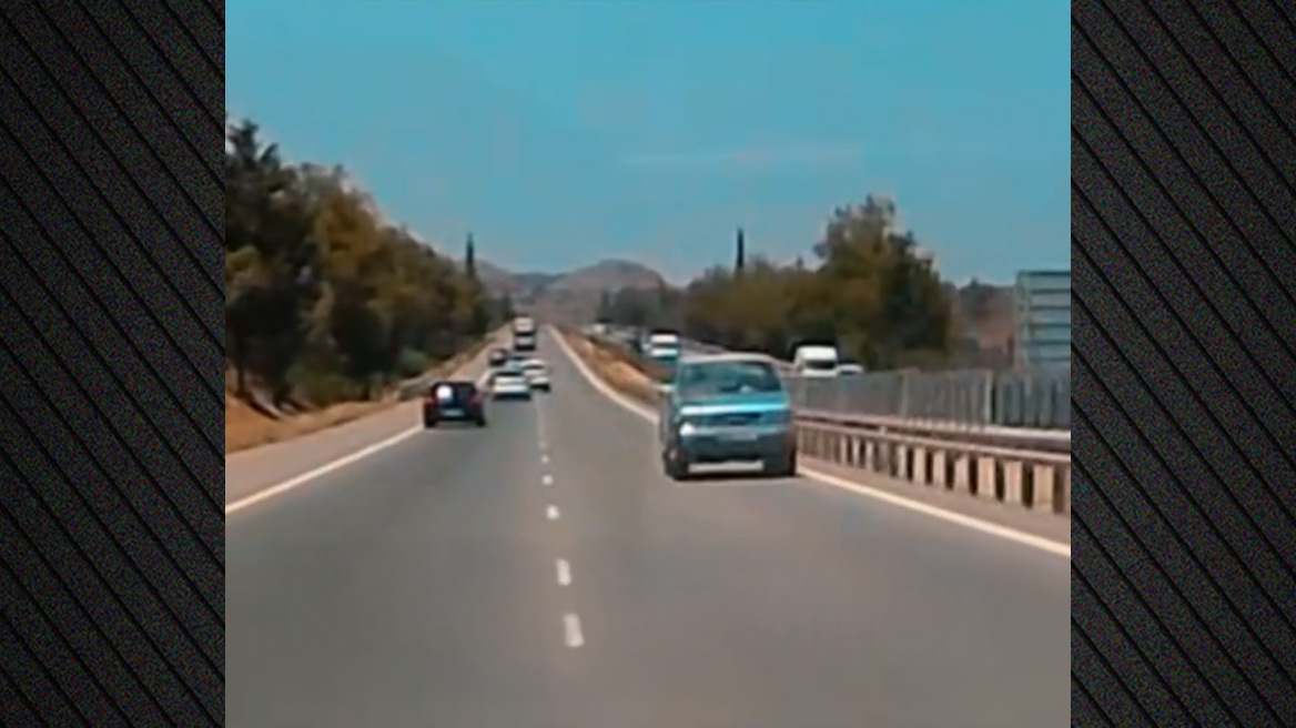 Οδηγός κινούνταν «ανενόχλητος» στο αντίθετο ρεύμα αυτοκινητοδρόμου στην Κύπρο - Δείτε βίντεο