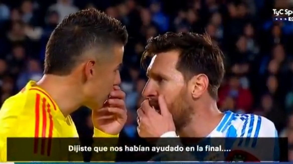 Οργισμένος ο Μέσι «την είπε» τον Χάμες Ροντρίγκες για σχόλια στον τελικό του Κόπα Αμέρικα: «Μιλάς πολύ» - Βίντεο