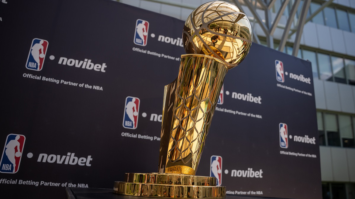 Το Τρόπαιο του NBA στα Γραφεία της Novibet