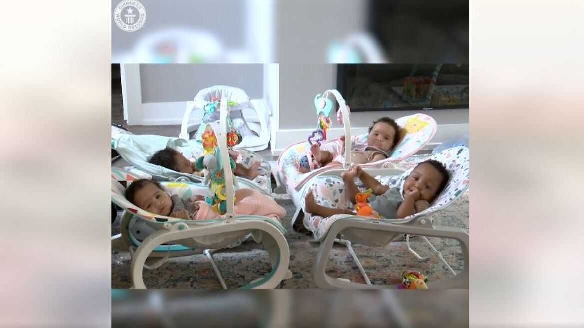 Τα πιο πρόωρα τετράδυμα που επέζησαν έγιναν δώδεκα μηνών (βίντεο)
