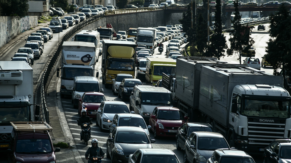 Μποτιλιάρισμα στο ανοδικό ρεύμα του Κηφισού, πού αλλού έχει κίνηση
