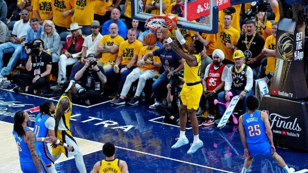 Σε Game 7 θα κριθούν οι τελικοί του NBA: Οι Πέισερς «σκόρπισαν» τους Θάντερ με 108-91 - Δείτε βίντεο