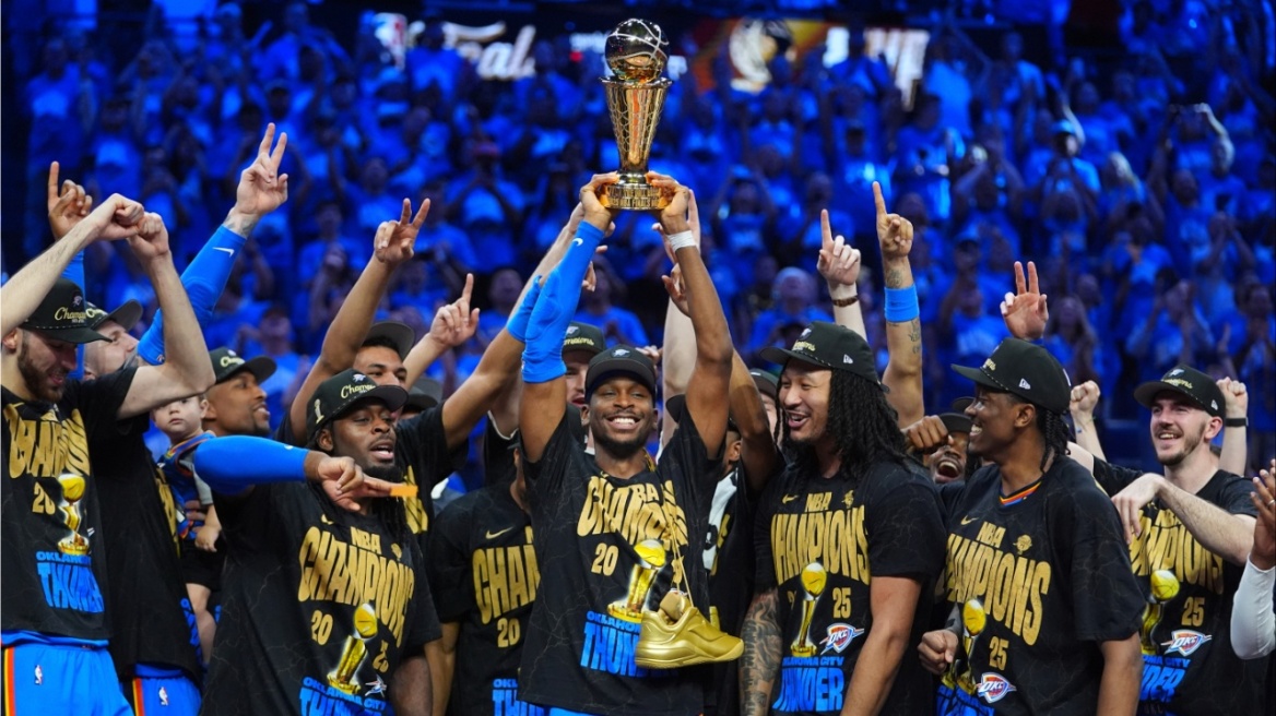 NBA:  Οι Θάντερ νίκησαν με 103-91 τους Πέισερς στο Game 7 και πανηγύρισαν το πρώτο πρωτάθλημα της ιστορίας τους