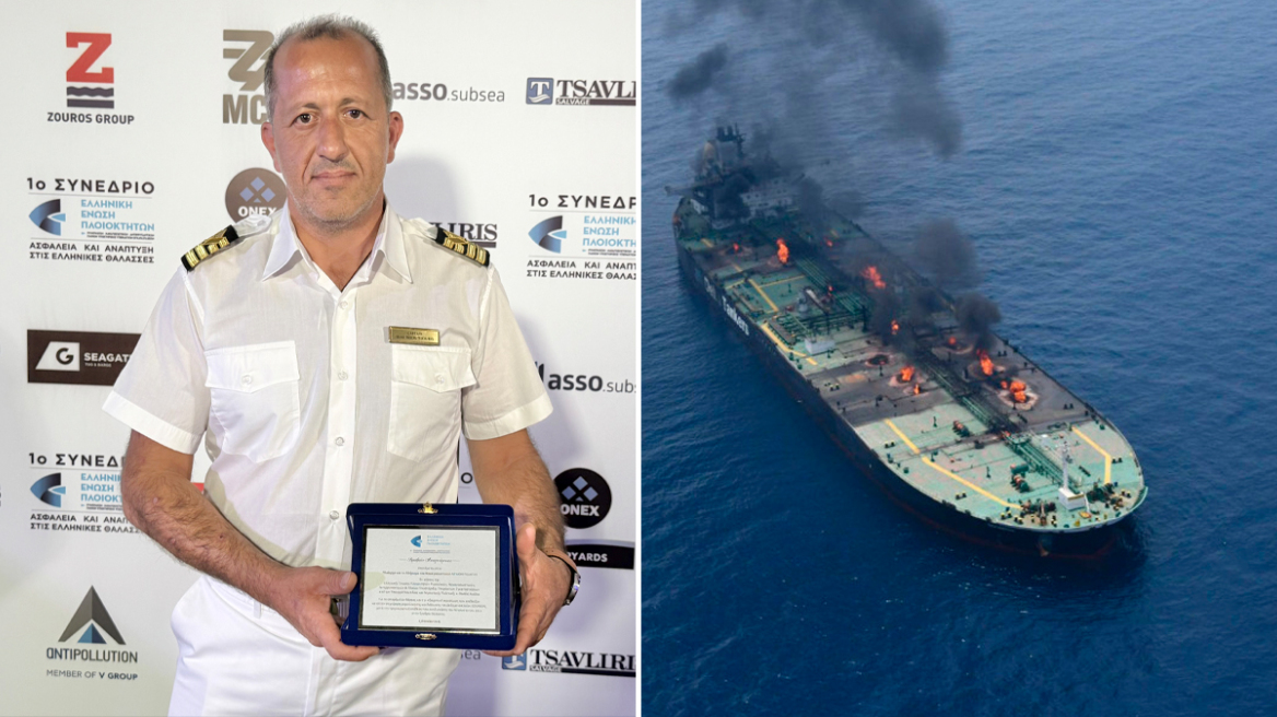 Ο καπετάνιος Φλουρής μιλάει για τη δραματική μάχη με την κόλαση φωτιάς στο δεξαμενόπλοιο «Sounio»: 16 εστίες και 1,5 μήνας αγωνίας