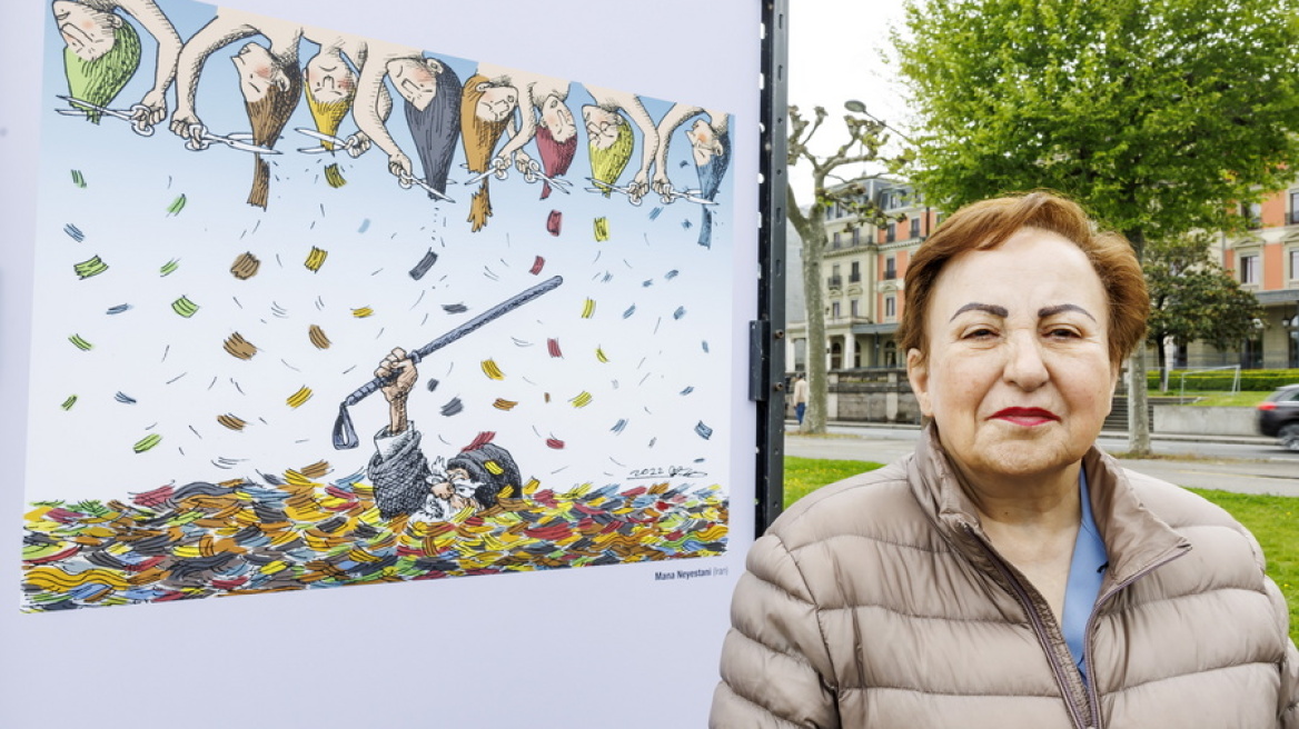 O Χαμενεΐ θα ανατραπεί με μια ειρηνική επανάσταση, λέει η βραβευμένη με Νόμπελ Ειρήνης Σιρίν Εμπαντί