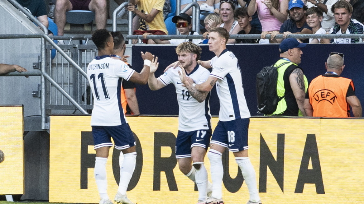 Euro U21: Με ηγέτη τον Έλιοτ στον τελικό η Αγγλία, 2-1 την Ολλανδία - Δείτε τα γκολ 