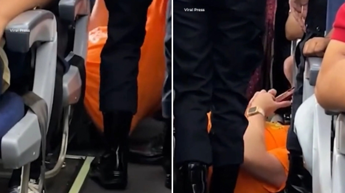 Χάος σε πτήση: Υπέρβαρος επιβάτης αρνήθηκε να στριμωχτεί και τον έσυραν έξω με το ζόρι