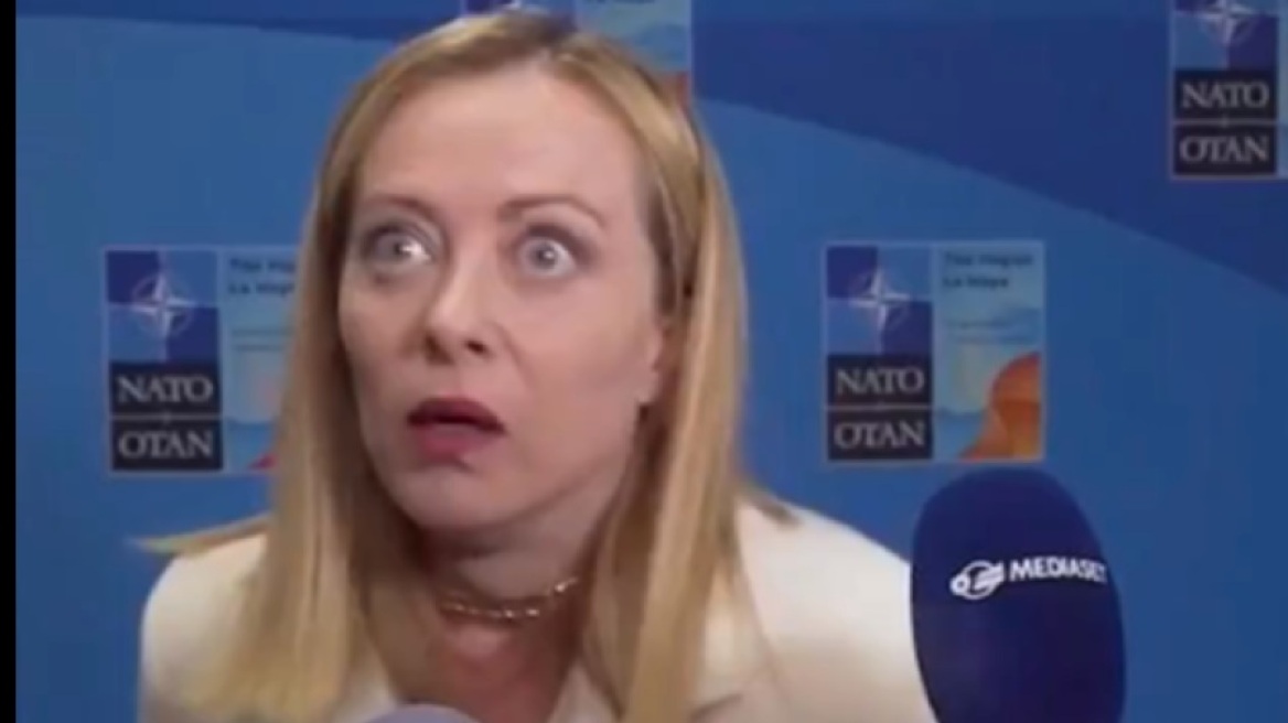 Viral το βίντεο με τις γκριμάτσες της Τζόρτζια Μελόνι στη Σύνοδο Κορυφής του NATO