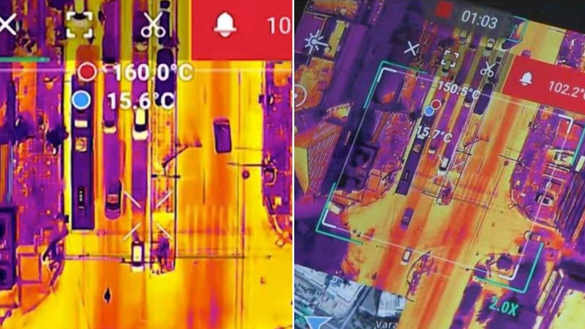 Καύσωνας στην Αθήνα: 160°C καταγράφηκαν σε οροφή λεωφορείου στο κέντρο