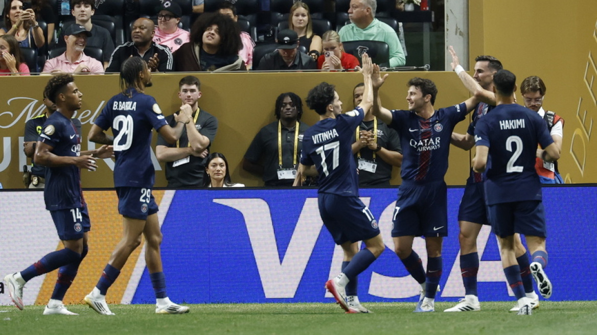 Παγκόσμιο Κύπελλο Συλλόγων: Η Παρί διέλυσε 4-0 την Ίντερ Μαϊάμι του Μέσι και προκρίθηκε στους «8» - Δείτε τα γκολ