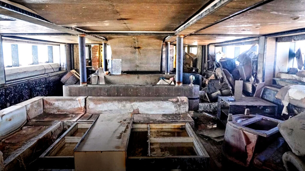 Οι πρώτες εικόνες από το εσωτερικό του Bayesian - Ανέσυραν το μοιραίο γιοτ του δισεκατομμυριούχου Μάικ Λιντς από τον βυθό