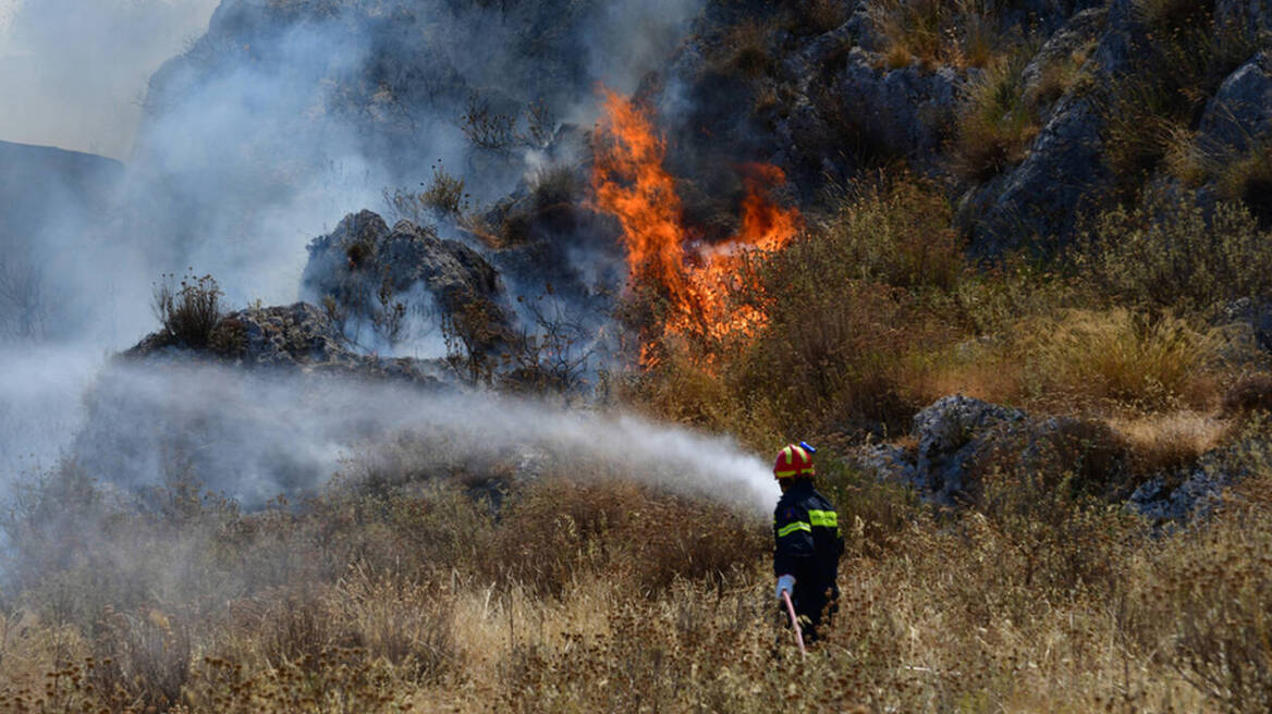 Πολύ υψηλός κίνδυνος πυρκαγιάς την Τετάρτη σε 12 περιοχές της χώρας - Δείτε τον χάρτη
