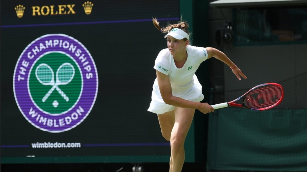 Wimbledon: Με τη Ριμπάκινα στον δεύτερο γύρο η Σάκκαρη 