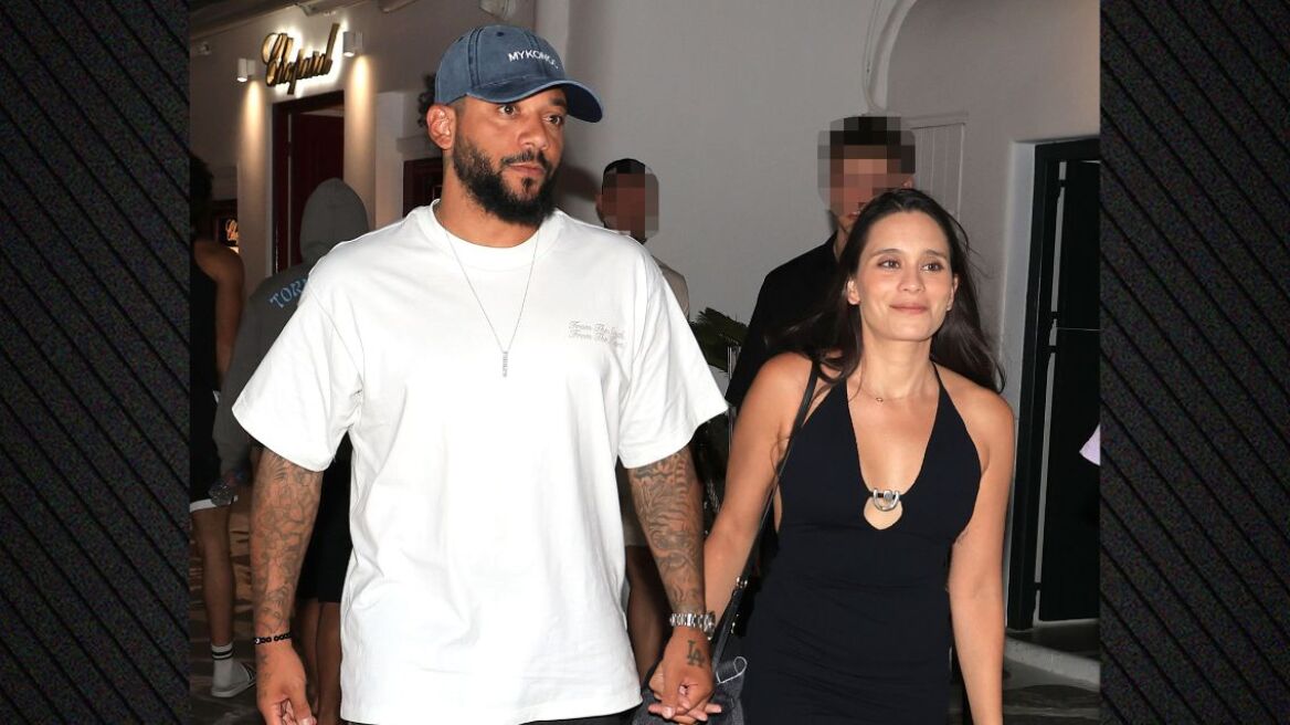 Ο Μαρσέλο και η Κλαρίς Άλβες απολαμβάνουν τις διακοπές τους στη Μύκονο - Δείτε φωτογραφίες