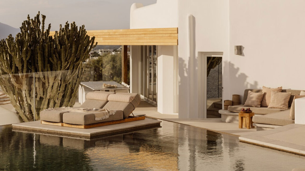 Μια κατοικία στη Μύκονο που σέβεται τη φύση και τη γεωμετρία του τοπίου