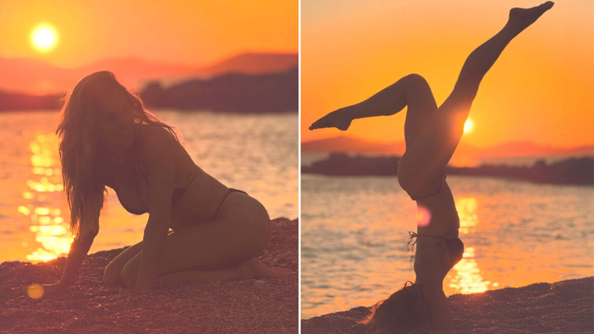 Ηλιοβασιλέματα γεμάτα… κατακόρυφα με τη Ντορέττα Παπαδημητρίου - Δείτε φωτογραφίες
