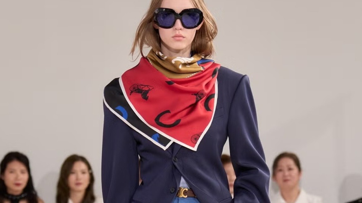 O Michael Rider έκανε το πολυαναμενόμενο ντεμπούτο του στη Celine
