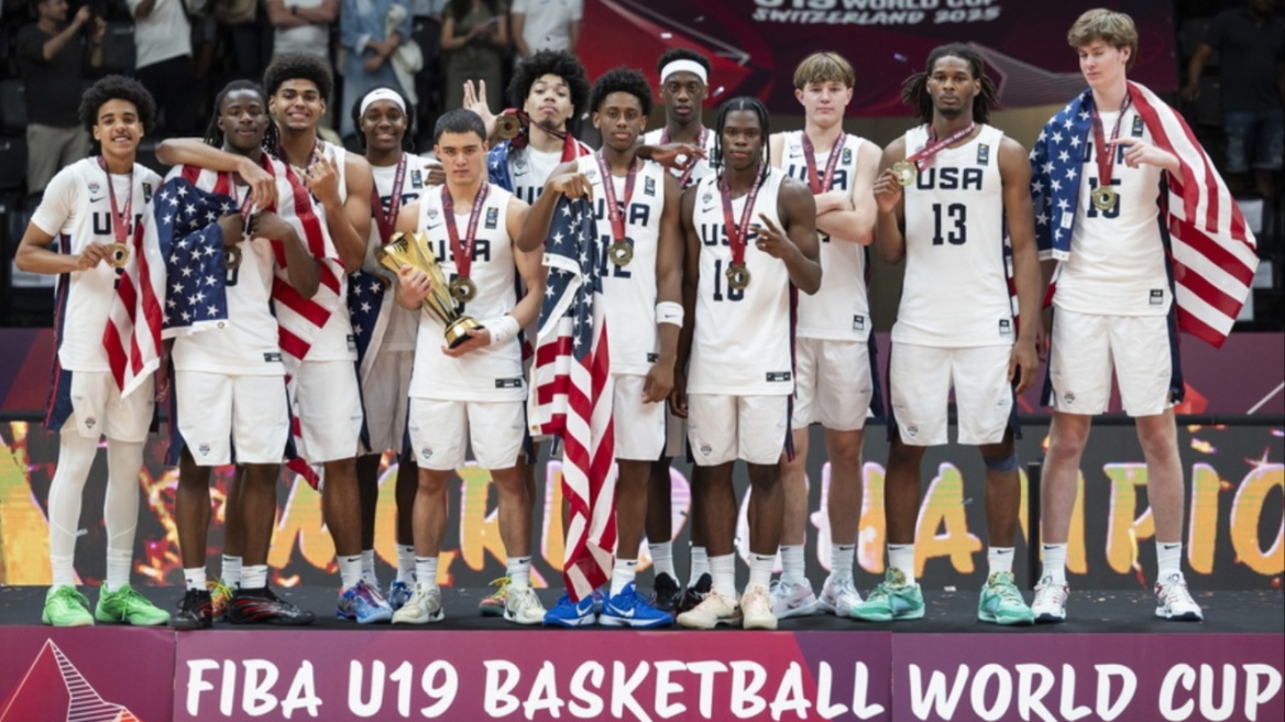 Παγκόσμια Πρωταθλήτρια U19 η Αμερική, 109-76 την Γερμανία στον τελικό στην Ελβετία - Δείτε βίντεο
