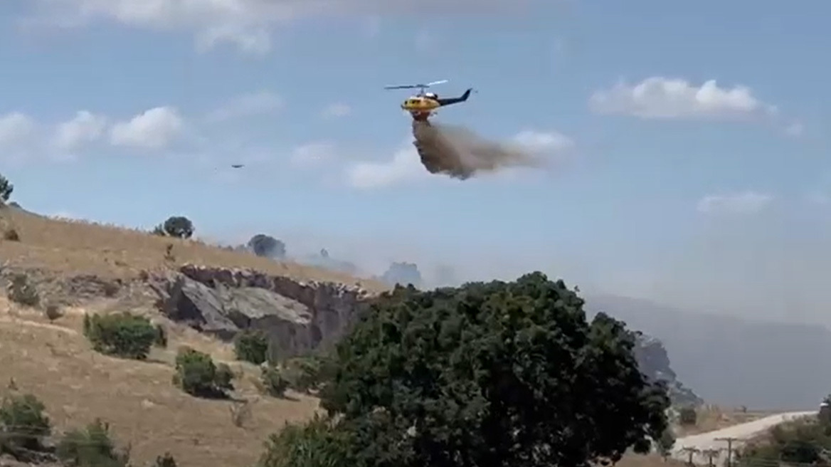 Φωτιά στην Κοζάνη έξω από τα Κοίλα και κοντά στα Μελίσσια - Δείτε βίντεο