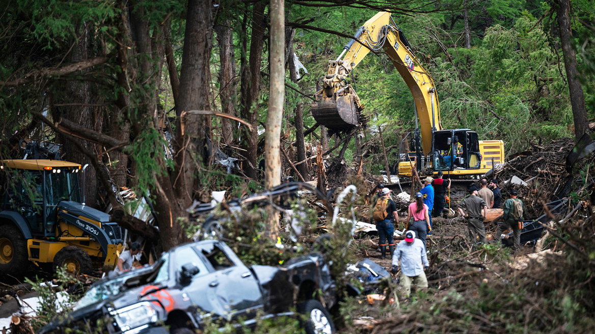 Ξεπερνούν τους 170 οι αγνοούμενοι από τις πλημμύρες στο Τέξας, στους 110 οι νεκροί 
