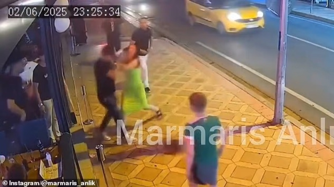 Τουρκία: Άγριο ξύλο έξω από εστιατόριο στη Μαρμαρίδα για τον λογαριασμό - Υπάλληλοι γρονθοκόπησαν και γυναίκες, δείτε βίντεο