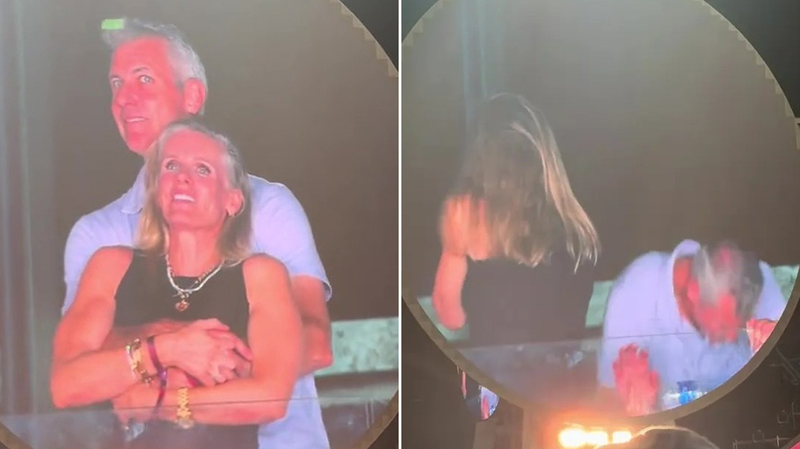 Η «kiss cam» των Coldplay «έκαψε» παντρεμένο CEO και συνεργάτιδά του - Πανικόβλητο το παράνομο ζευγάρι όταν τους έδειξε η κάμερα, δείτε το viral βίντεο